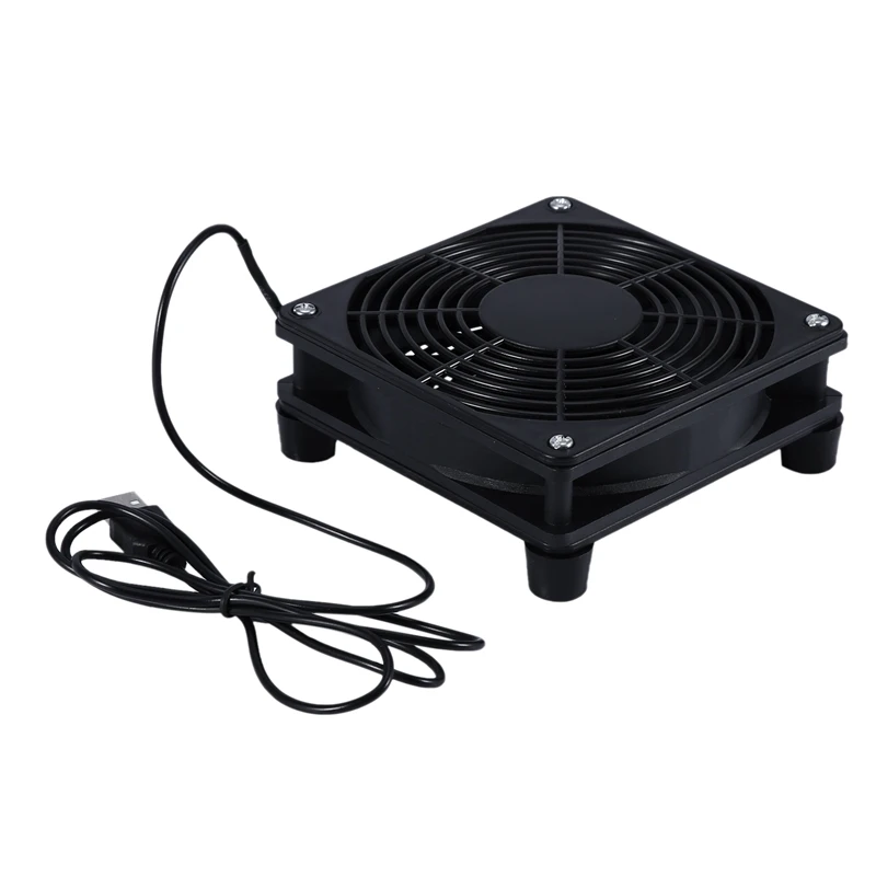 DIY USB Cooler Cooling Fan for Router TV Box Silent Quiet DC5V Independent Radiator 120X25mm with Protective Net
DIY USB Cooler Cooling Fan for Router TV Box Silent Quiet DC5V Independent Radiator 120X25mm with Protective Net