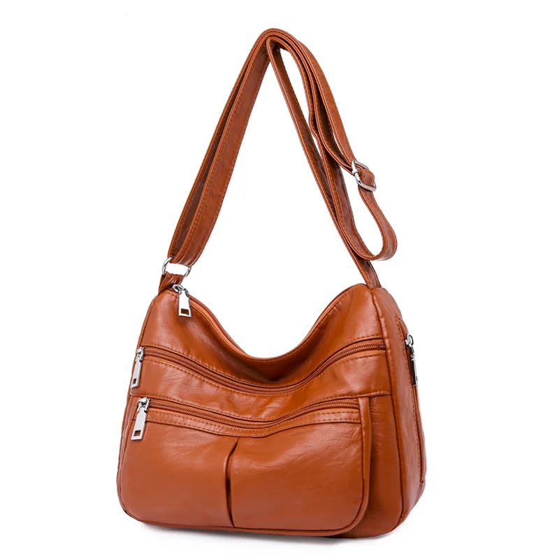 Annmouler Quality Faux Leather Shoulder Bag Women Multi-pockets Crossbody Bag Solid Color Messenger Bag Woman Bolsa Feminina
Annmouler Quality Faux Leather Shoulder Bag Women Multi-pockets Crossbody Bag Solid Color Messenger Bag Woman Bolsa Feminina