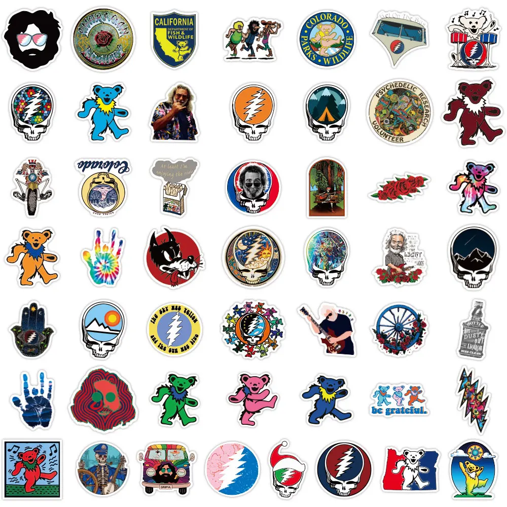 100pcs/Pack Grateful Dead Band Guitar Stickers DIY Notebook Skateboard Water Cup Luggage Waterproof Sticker Toy
100pcs/Pack Grateful Dead Band Guitar Stickers DIY Notebook Skateboard Water Cup Luggage Waterproof Sticker Toy