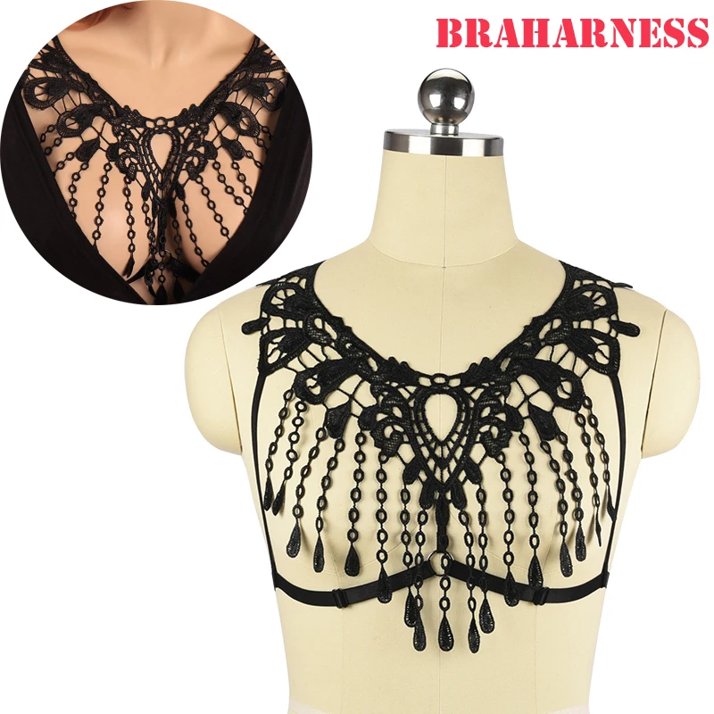 Full Body Harness Lingerie Sexy Goth Cage Bra Punk Gothic Women Adjustable Harness Bras Plus Size Soft Tops Club Festival Rave
Full Body Harness Lingerie Sexy Goth Cage Bra Punk Gothic Women Adjustable Harness Bras Plus Size Soft Tops Club Festival Rave
