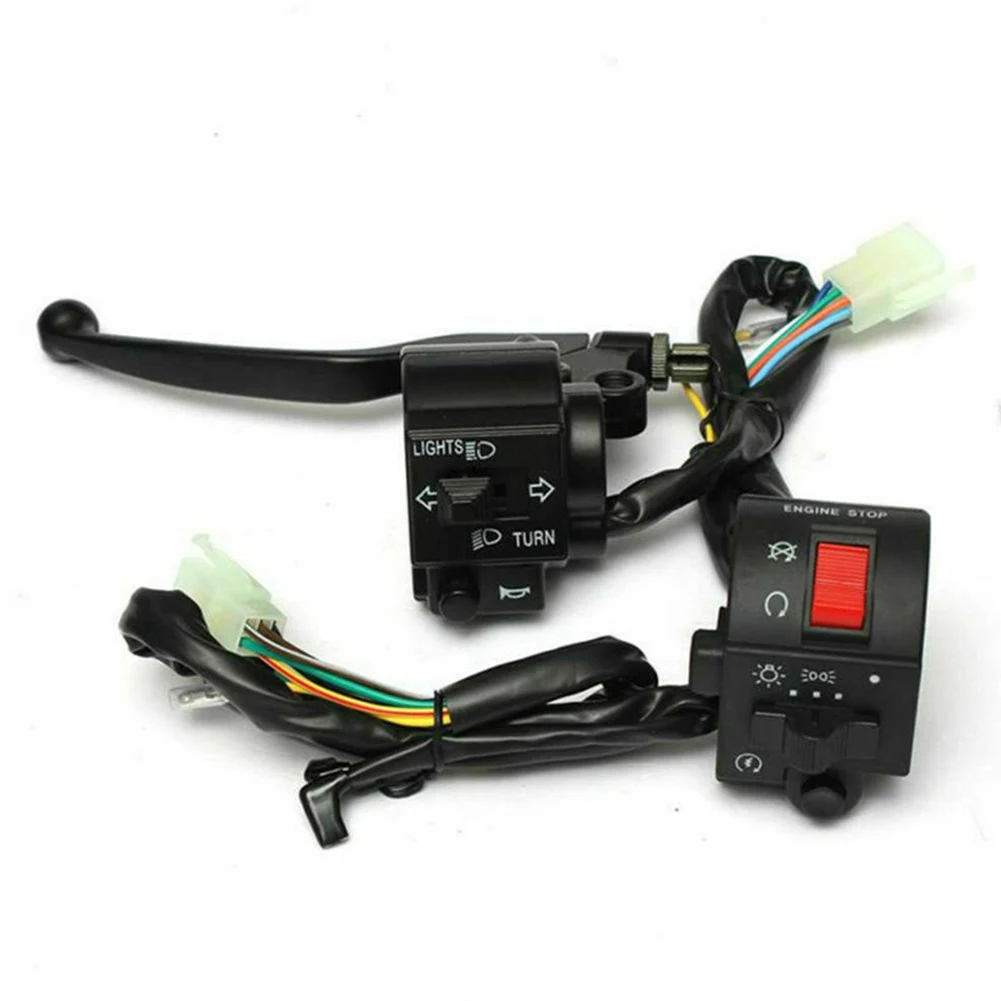 GN125 Left Right Handlebar Headlight Switch Horn Starts 2PCS Motorcycle Handlebar Lever Switch for Suzuki King
GN125 Left Right Handlebar Headlight Switch Horn Starts 2PCS Motorcycle Handlebar Lever Switch for Suzuki King