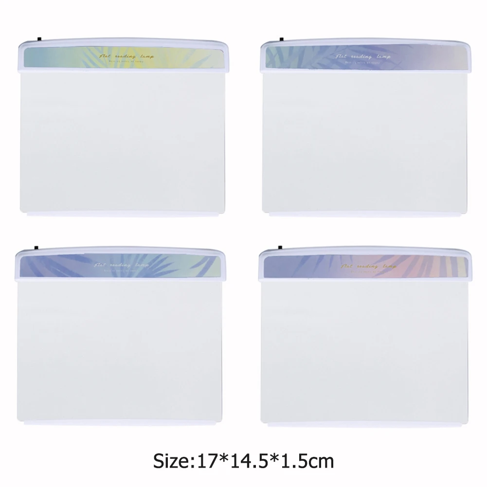 Creative LED Flat Night Vision Book Light Portable Wireless Eye Protection Reading Panel Light for Dormitory Office
Creative LED Flat Night Vision Book Light Portable Wireless Eye Protection Reading Panel Light for Dormitory Office