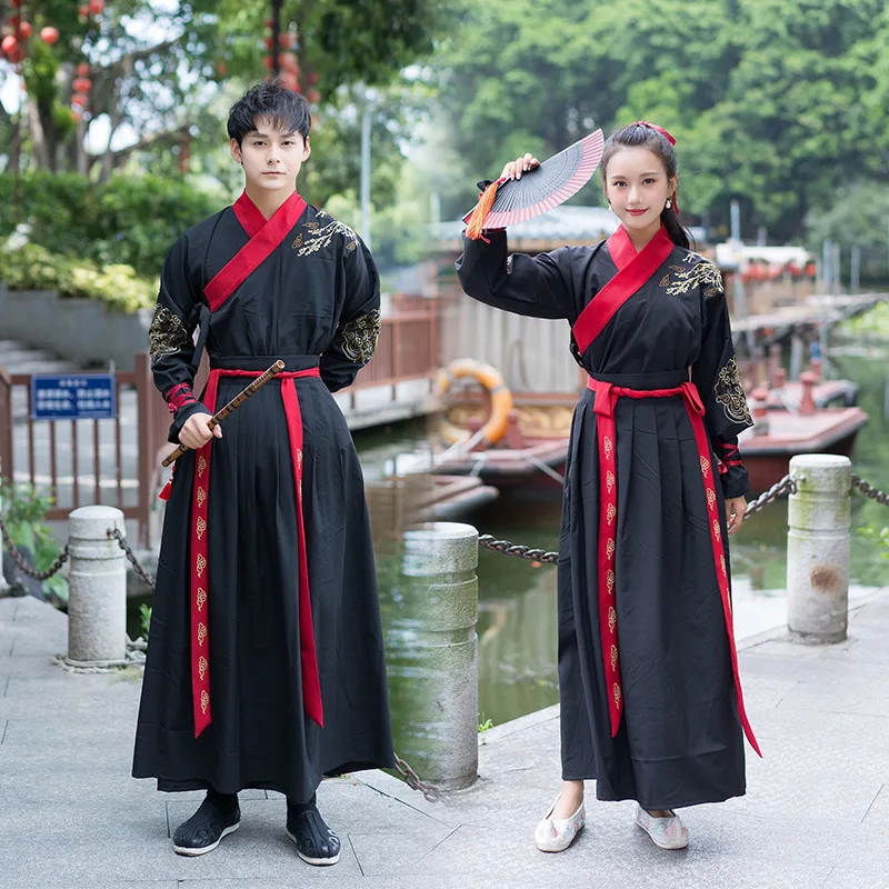 group flower cloud pattern swordsman's costume Han suit men's and women's ancient costume embroidered couple's collar
group flower cloud pattern swordsman's costume Han suit men's and women's ancient costume embroidered couple's collar