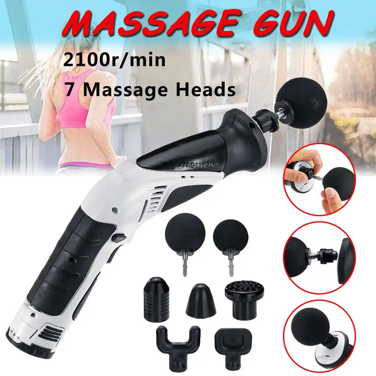 Professional Deep Muscle Massager Massage Gun Therapy Body Muscle Stimulation Pain Relief for Pain Relaxation Fitness Shaping
Professional Deep Muscle Massager Massage Gun Therapy Body Muscle Stimulation Pain Relief for Pain Relaxation Fitness Shaping