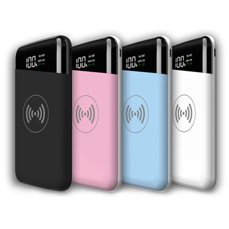 

Portable Charger 10000mAh Power Bank 5V/2A Fast Charging Fully Compatible Battery Pack Dual-input &Tri-output Cell Phone