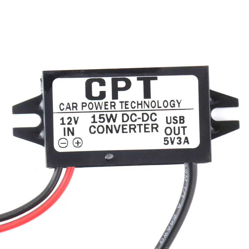 Reliable Car Power Technology Charger DC Converter Module Single Port 12V To 5V 3A 15W with Micro USB Cable CPT-UL-6
Reliable Car Power Technology Charger DC Converter Module Single Port 12V To 5V 3A 15W with Micro USB Cable CPT-UL-6