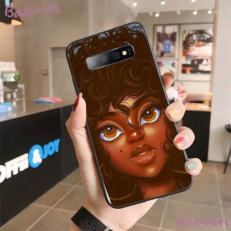 Babaite Beautiful Afro Girls Black Phone Case for Samsung GALAXY S6 Edge S7 S7 plus s20 s10 s20 ultra s10plus Edge S8 S9
Babaite Beautiful Afro Girls Black Phone Case for Samsung GALAXY S6 Edge S7 S7 plus s20 s10 s20 ultra s10plus Edge S8 S9