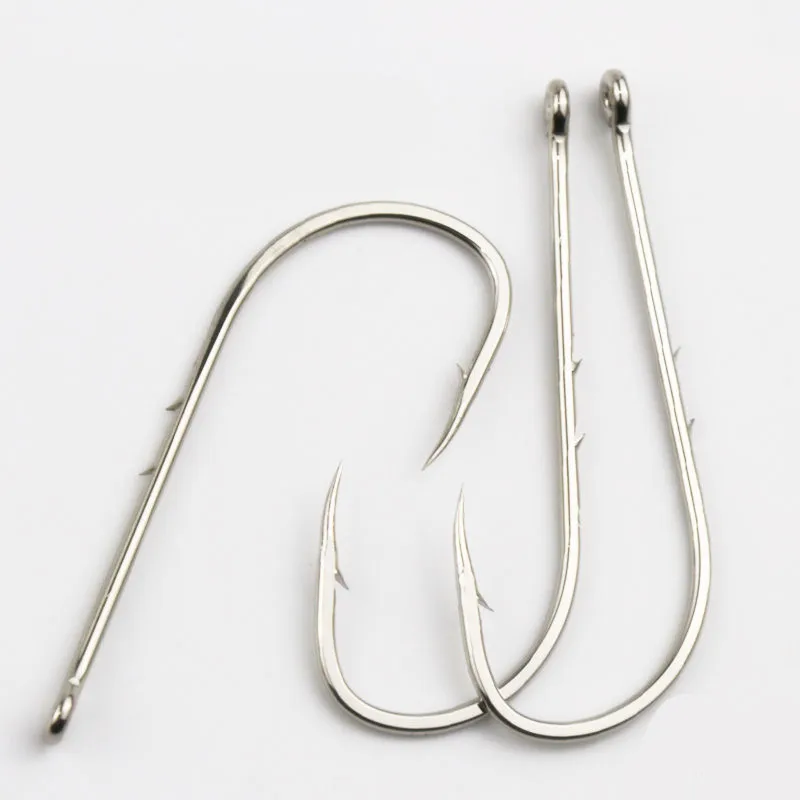 50pcs/box 3#-12#fishing Hook Single Hook Sea Carp Fish Clamp Open Loop Circle with Hole Barbed Fishing Hook Fishing Accessories
50pcs/box 3#-12#fishing Hook Single Hook Sea Carp Fish Clamp Open Loop Circle with Hole Barbed Fishing Hook Fishing Accessories