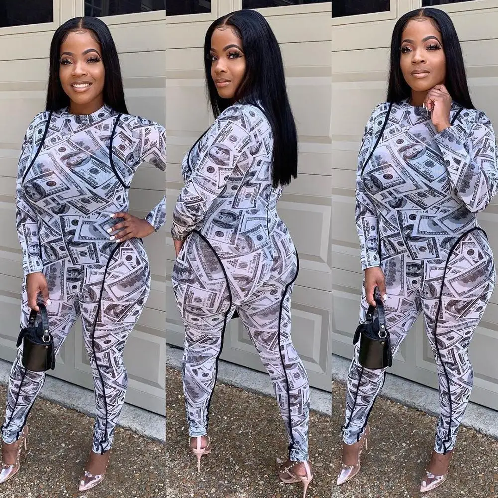 Women US Dollar Long Sleeve Sexy Club Party Bodycon Jumpsuit Fashion Streetwear One Piece Overalls Romper Playsuit S-4XL
Women US Dollar Long Sleeve Sexy Club Party Bodycon Jumpsuit Fashion Streetwear One Piece Overalls Romper Playsuit S-4XL