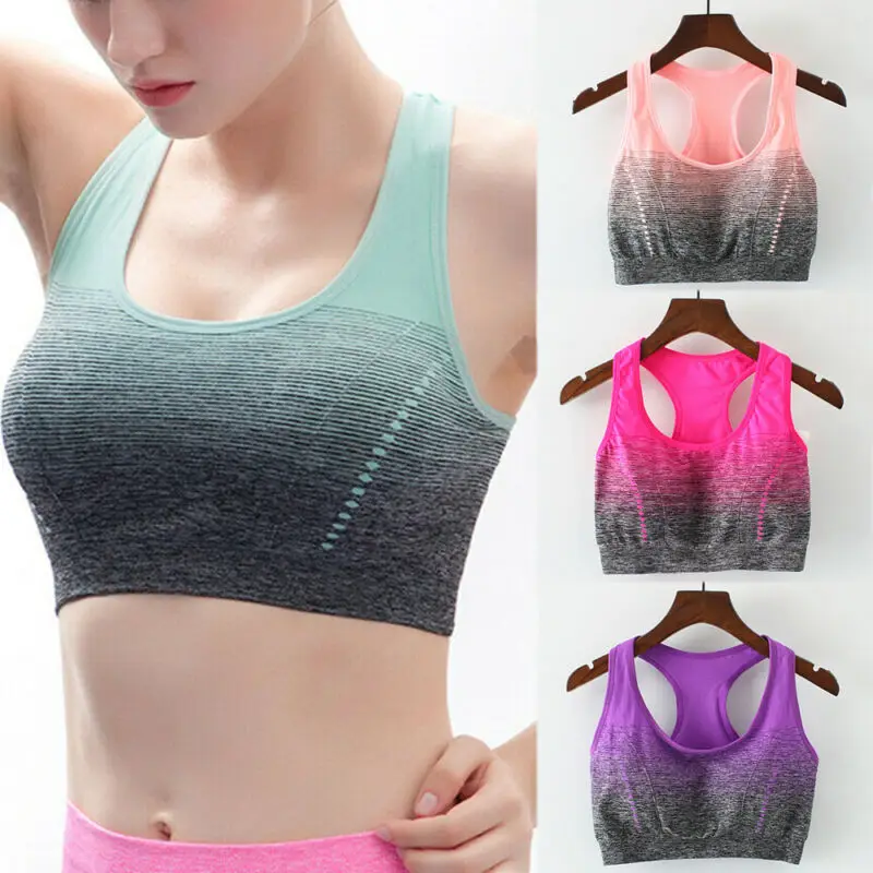 Women Ladies Yoga Sports Running Bra Crop Top Vest Stretch Bras Shaper Padded /BY
Women Ladies Yoga Sports Running Bra Crop Top Vest Stretch Bras Shaper Padded /BY