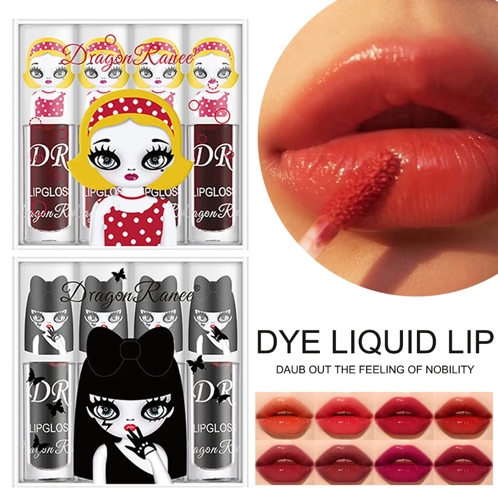 4 Colors/Set Lip Tint Waterproof Non-Stick Liquid Lipstick Set Vivid Color Glossy Finish Lip Gloss for Women High Recommend
4 Colors/Set Lip Tint Waterproof Non-Stick Liquid Lipstick Set Vivid Color Glossy Finish Lip Gloss for Women High Recommend