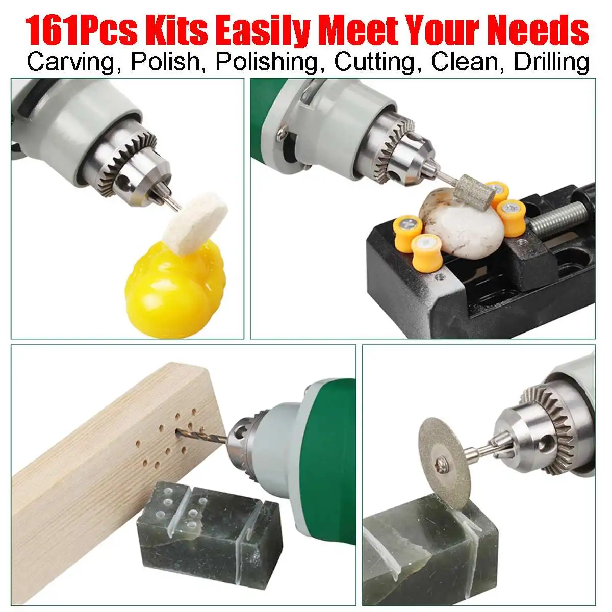 Electric Drill Dremel Grinder Engraver Pen Accessories Set Electric Rotary Tool Electric drill accessories 220V For DEKO DKRT01
Electric Drill Dremel Grinder Engraver Pen Accessories Set Electric Rotary Tool Electric drill accessories 220V For DEKO DKRT01
