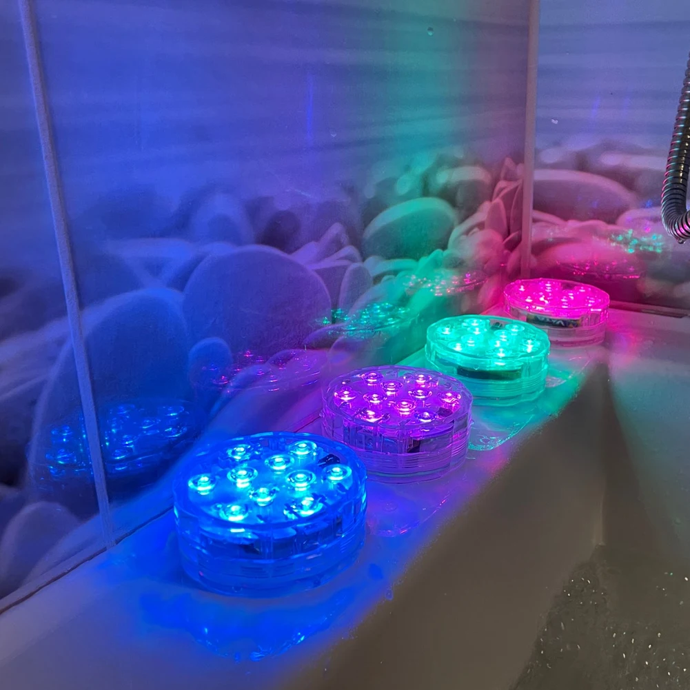 10 LED Swimming Pool Lights Remote Control RGB Submersible Lamp Underwater LED Night Lamp Waterproof Diving Lights Decor Light
10 LED Swimming Pool Lights Remote Control RGB Submersible Lamp Underwater LED Night Lamp Waterproof Diving Lights Decor Light