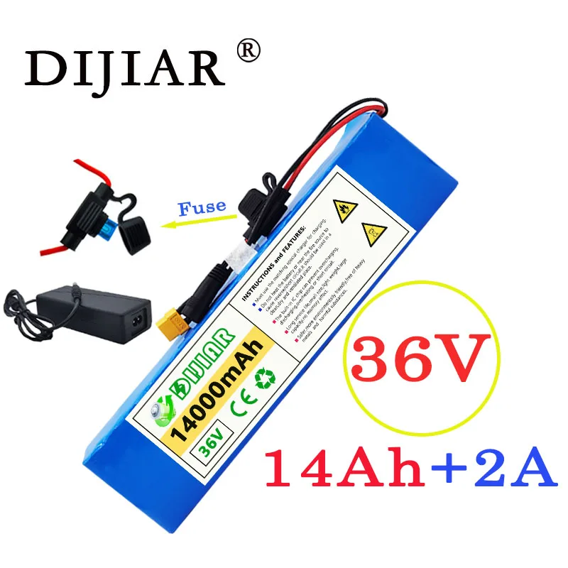 DiJiar 36VXT60 14ah large capacity 10S3P electric vehicle battery pack 18650 500W power motorcycle scooter with fuse
DiJiar 36VXT60 14ah large capacity 10S3P electric vehicle battery pack 18650 500W power motorcycle scooter with fuse