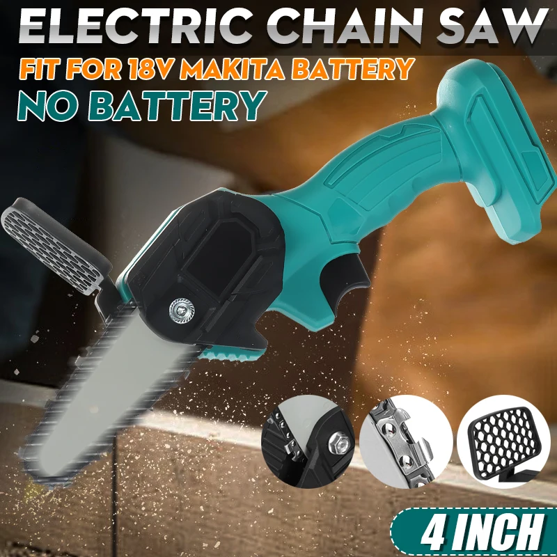 600W 4inch Mini Electric Saw Cordless Electric Chainsaw Saw Woodworking Cutting DIY Power Saws Tool for 18V Makita Battery
600W 4inch Mini Electric Saw Cordless Electric Chainsaw Saw Woodworking Cutting DIY Power Saws Tool for 18V Makita Battery