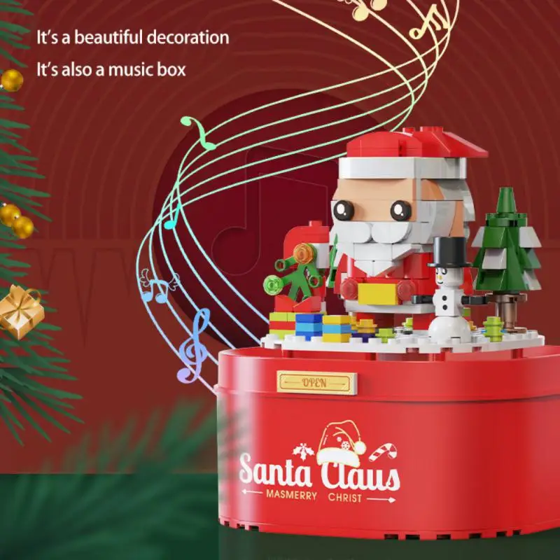 New Christmas Theme Model Bricks Snowman Music Box With Lighting 298PCS Building Block Toys Girls Christmas Gift Set Dropship
New Christmas Theme Model Bricks Snowman Music Box With Lighting 298PCS Building Block Toys Girls Christmas Gift Set Dropship