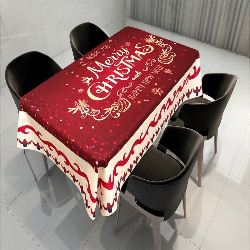 European style Christmas tablecloth tablecloth kitchen decoration accessories Christmas fabric antifouling tablecloth
European style Christmas tablecloth tablecloth kitchen decoration accessories Christmas fabric antifouling tablecloth