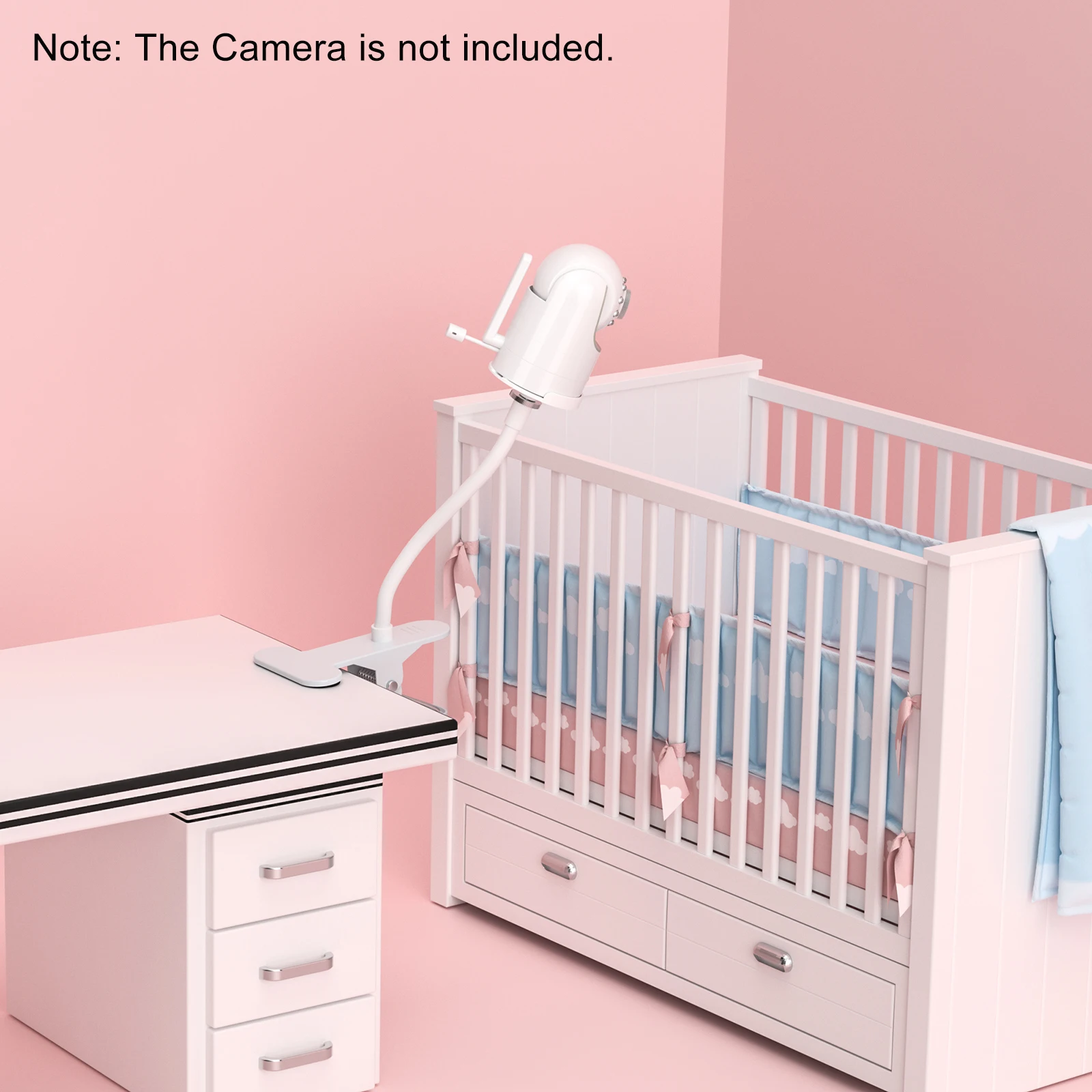 Clip Mount Stand Compatible with Infant DXR-8 and DXR-8 PRO Baby Monitor Camera Holder Flexible Twist Mounting Kit
Clip Mount Stand Compatible with Infant DXR-8 and DXR-8 PRO Baby Monitor Camera Holder Flexible Twist Mounting Kit