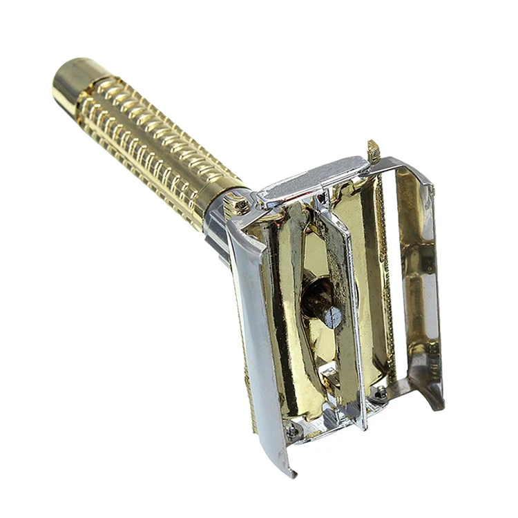 New Men's Safety Handheld Manual Shaver + Double Edge Safety Box M01449 Blade Razor X1K1
New Men's Safety Handheld Manual Shaver + Double Edge Safety Box M01449 Blade Razor X1K1