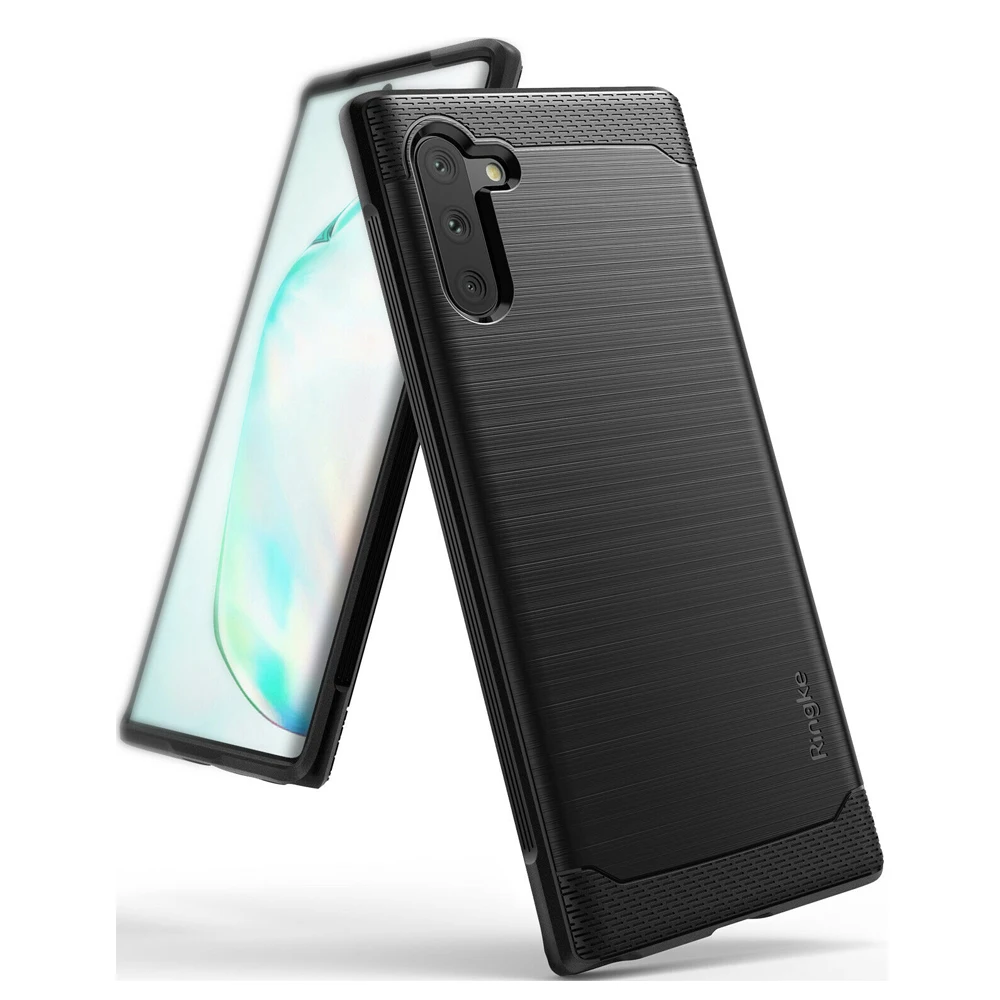 Чехол Ringke Onyx для Galaxy Note 10 Прочный гибкий черный защитный чехол из ТПУ | Мобильные