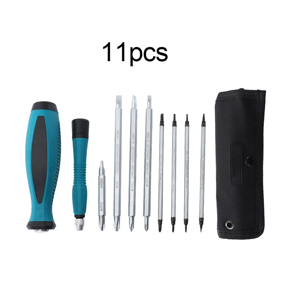 8/11PCS Magnetic Screwdriver Set Double-Headed Multi-Specification Interchangeable Screwdriver Non-Slip Handles Combination Tool
8/11PCS Magnetic Screwdriver Set Double-Headed Multi-Specification Interchangeable Screwdriver Non-Slip Handles Combination Tool