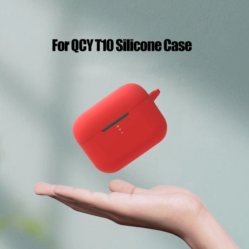 Silicone Protective Cover Anti-fall Earphone Case Shell for QCY T10 Earphone Q39D
Silicone Protective Cover Anti-fall Earphone Case Shell for QCY T10 Earphone Q39D