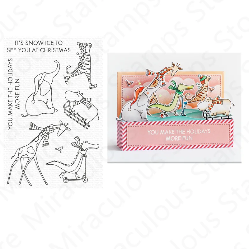 Christmas Animal Clear Stamps and Metal Cutting Dies For Decoration DIY Craft Making Word Greeting Card Scrapbooking Album 2022
Christmas Animal Clear Stamps and Metal Cutting Dies For Decoration DIY Craft Making Word Greeting Card Scrapbooking Album 2022