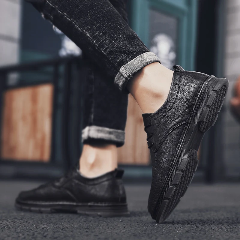 Black Leather Shoes Men Men's Oxford Leather Shoe Men Leisure Shoes Brown Loafers Sneakers Casual For Fashion Formal Summer
Black Leather Shoes Men Men's Oxford Leather Shoe Men Leisure Shoes Brown Loafers Sneakers Casual For Fashion Formal Summer