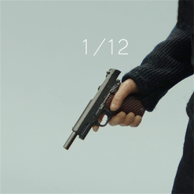 IronFingers Best Sell 1/12 Scale Gun Model Pistol For Movable 6 Inch Doll Action Accessories
IronFingers Best Sell 1/12 Scale Gun Model Pistol For Movable 6 Inch Doll Action Accessories