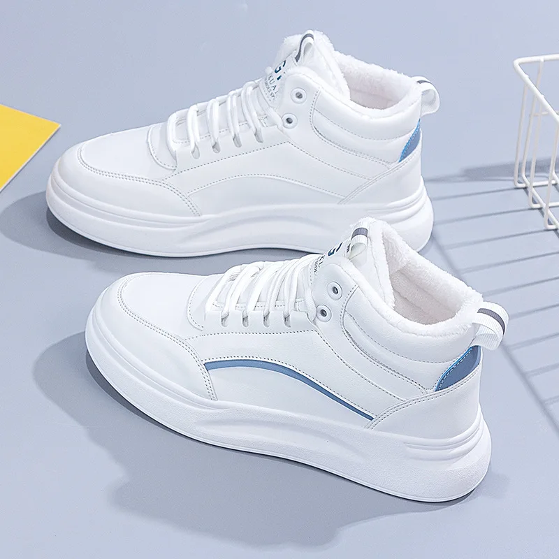 Little White Shoes Female 2021 Winter New Plus Velvet Warm Women's Shoes High-top Cotton Shoes Breathable Thick Bottom Shoes
Little White Shoes Female 2021 Winter New Plus Velvet Warm Women's Shoes High-top Cotton Shoes Breathable Thick Bottom Shoes