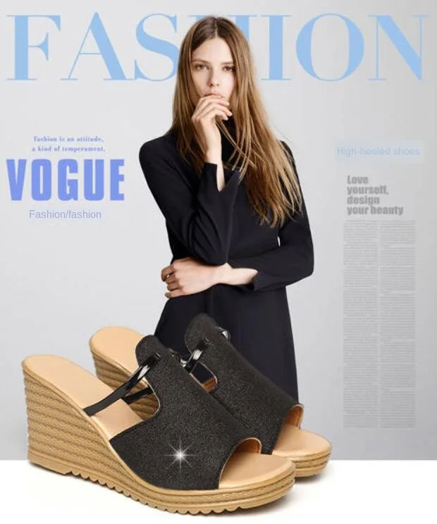 2021 Women Slippers Summer Platform Shoes Fashion Women Wedge Open Toe Flip Flops Ladies Bling Slide Beach Shoes Pantoufle Femme
2021 Women Slippers Summer Platform Shoes Fashion Women Wedge Open Toe Flip Flops Ladies Bling Slide Beach Shoes Pantoufle Femme