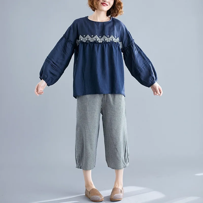 QWEEK Embroidered Blouse Women Chiffon Blouse Oversized Lantern Sleeve Long Sleeve Shirt Ladies Tops Spring 2021 Casual Vintage
QWEEK Embroidered Blouse Women Chiffon Blouse Oversized Lantern Sleeve Long Sleeve Shirt Ladies Tops Spring 2021 Casual Vintage