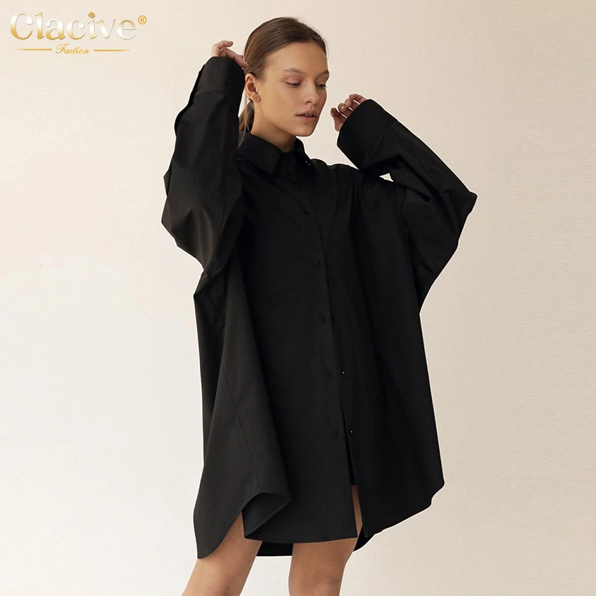 Clacive Fashion Loose Black Women'S Shirt 2022 Elegant Long Sleeve Office White Shirts Top Ladies Casual Lapel Oversize Blouses
Clacive Fashion Loose Black Women'S Shirt 2022 Elegant Long Sleeve Office White Shirts Top Ladies Casual Lapel Oversize Blouses