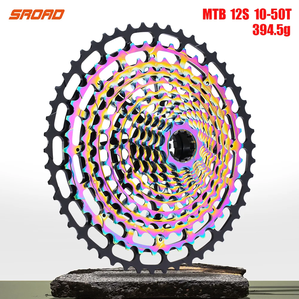SROAD 12 Speed 10-50T MTB Cassette Sram XD 12V Mountain Bike Cassette Golden Rainbow Silver Ultralight 12S 10-50T K7 10T to 50T
SROAD 12 Speed 10-50T MTB Cassette Sram XD 12V Mountain Bike Cassette Golden Rainbow Silver Ultralight 12S 10-50T K7 10T to 50T