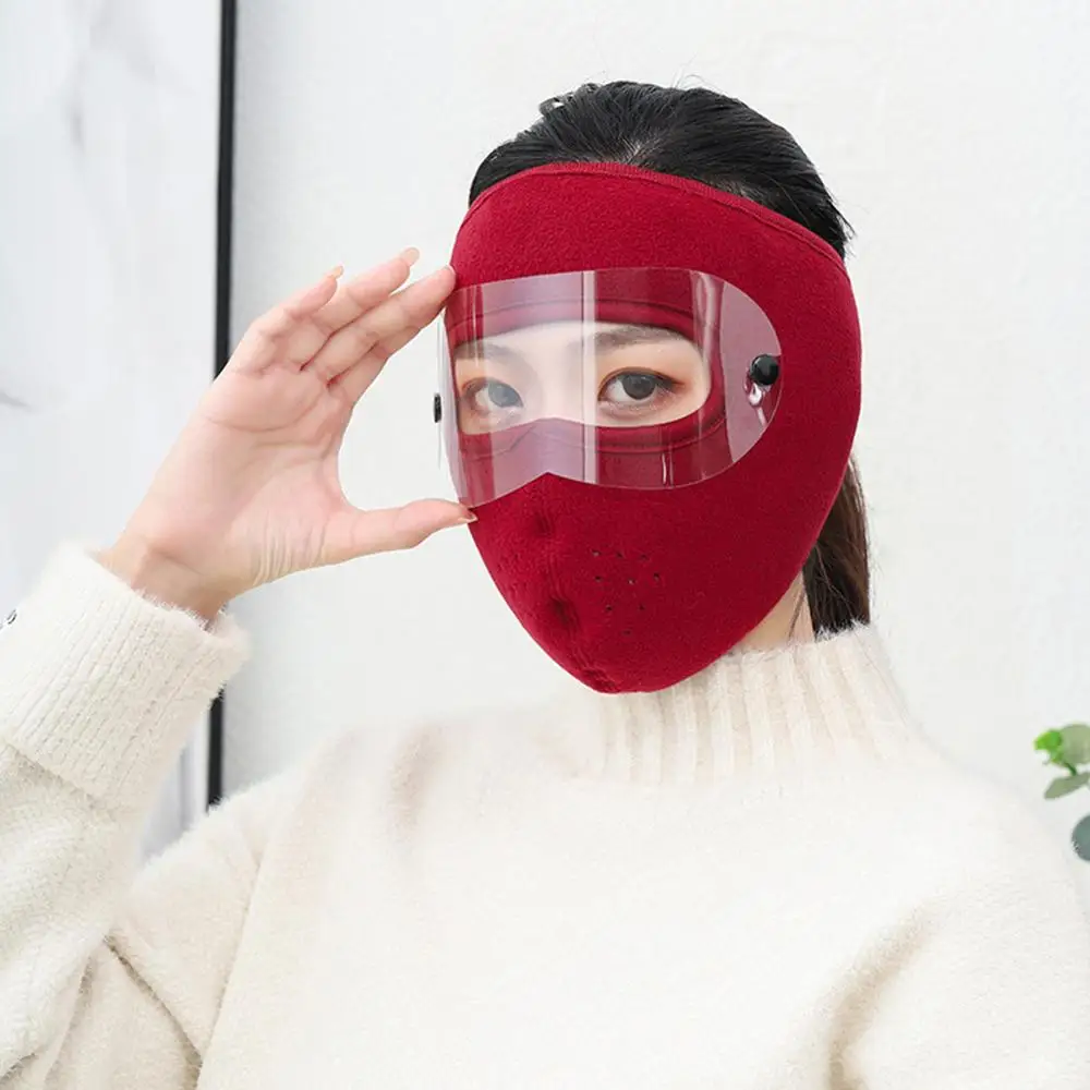 Winter Balaclava Winter Face Cover with Clear Goggles Wind-proof Fleece Lined Cover for Cold Winter
Winter Balaclava Winter Face Cover with Clear Goggles Wind-proof Fleece Lined Cover for Cold Winter