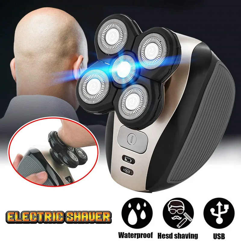 Electric Shaver Five Floating Heads Razors 5 in 1 Rechargeable Hair Clipper Nose Ear Hair Trimmer Men Facial Cleaning Brush 
Electric Shaver Five Floating Heads Razors 5 in 1 Rechargeable Hair Clipper Nose Ear Hair Trimmer Men Facial Cleaning Brush