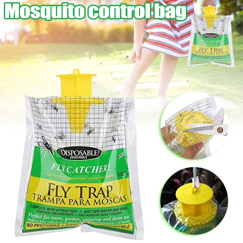 Fly Trap Bags Fly Catcher Insect Trap Hanging Bait Bag Catcher for Outdoor Garden Pest Catcher M56
Fly Trap Bags Fly Catcher Insect Trap Hanging Bait Bag Catcher for Outdoor Garden Pest Catcher M56