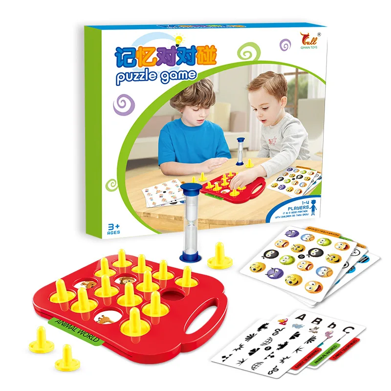 Children's Concentration Training Toy Memory Match-up Logical Thinking Training Parent-Child Puzzle Board Game
Children's Concentration Training Toy Memory Match-up Logical Thinking Training Parent-Child Puzzle Board Game