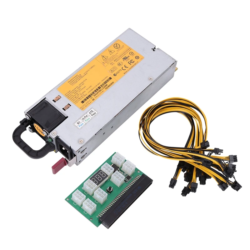 All in One Power Supply with Breakout Board and Power Cable HSTNS-PL18 DPS-750RB A 506821-001 511778-001 Mining PSU
All in One Power Supply with Breakout Board and Power Cable HSTNS-PL18 DPS-750RB A 506821-001 511778-001 Mining PSU