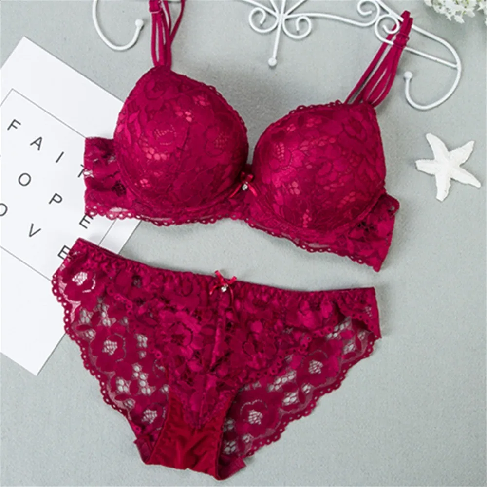For Keeps Women's Underwear Set Sexy Lace Pure Color Simple Steel Plate Gather Underwear Set Multi-size Fashion
For Keeps Women's Underwear Set Sexy Lace Pure Color Simple Steel Plate Gather Underwear Set Multi-size Fashion
