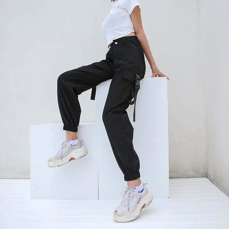 High Waist Cargo Pants Women Pockets Patchwork Loose Streetwear Pencil Pants 2021 Fashion Hip Hop Women's Trousers capris
High Waist Cargo Pants Women Pockets Patchwork Loose Streetwear Pencil Pants 2021 Fashion Hip Hop Women's Trousers capris