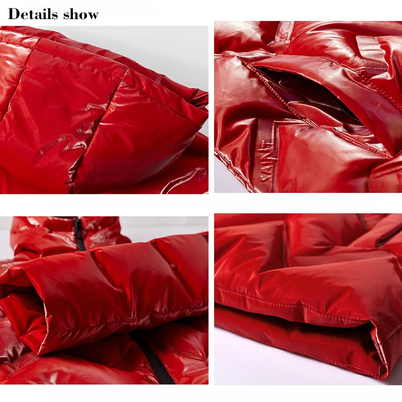 Mens Canada Down Jacket Canadian Winter PU Shiny Hooded Casual Coat Joker Solid Thicken Doudoune Homme Ropa Fashion Men Clothing
Mens Canada Down Jacket Canadian Winter PU Shiny Hooded Casual Coat Joker Solid Thicken Doudoune Homme Ropa Fashion Men Clothing