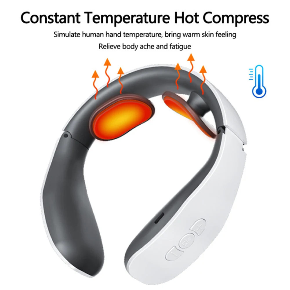 Massager for Neck Health Care Cervical Neck and Back Massager Electric Stimulator Neck Massage Device Heating Pain Relief Tool
Massager for Neck Health Care Cervical Neck and Back Massager Electric Stimulator Neck Massage Device Heating Pain Relief Tool