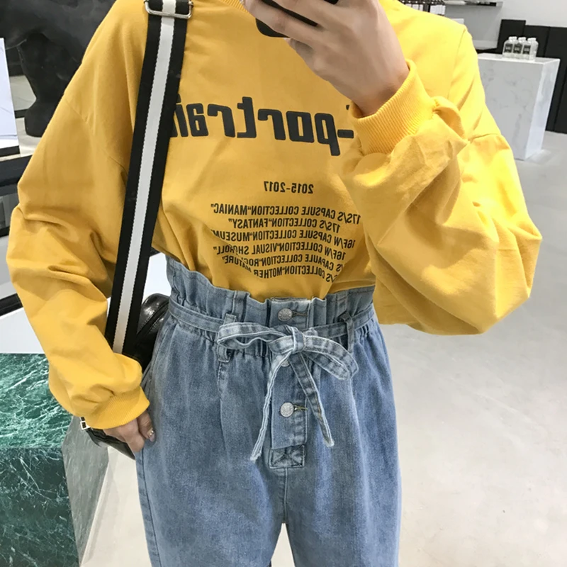 Ruffles Jeans Woman Spring Elastic Waist Boyfriend Trousers Vintage Jeans Denim Korean Sashes Button Harem Pants Plus Size 2021
Ruffles Jeans Woman Spring Elastic Waist Boyfriend Trousers Vintage Jeans Denim Korean Sashes Button Harem Pants Plus Size 2021