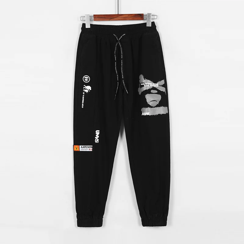 Reflective Ape-Man Skeleton Printing Jogger Danger Warning Embroidery Trousers Bape Warrior Plus Size Long Pants for 100kg
Reflective Ape-Man Skeleton Printing Jogger Danger Warning Embroidery Trousers Bape Warrior Plus Size Long Pants for 100kg