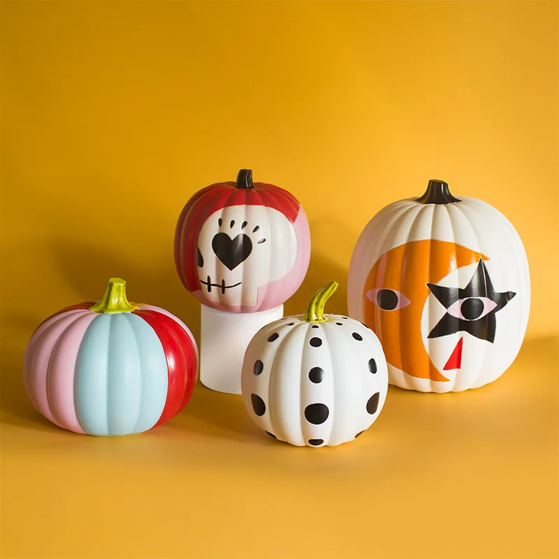 4PC Halloween Pumpkin Diy Handmade Material Color Pumpkin Lantern Creative Hand-Painted Decorative Gift Ornaments
4PC Halloween Pumpkin Diy Handmade Material Color Pumpkin Lantern Creative Hand-Painted Decorative Gift Ornaments