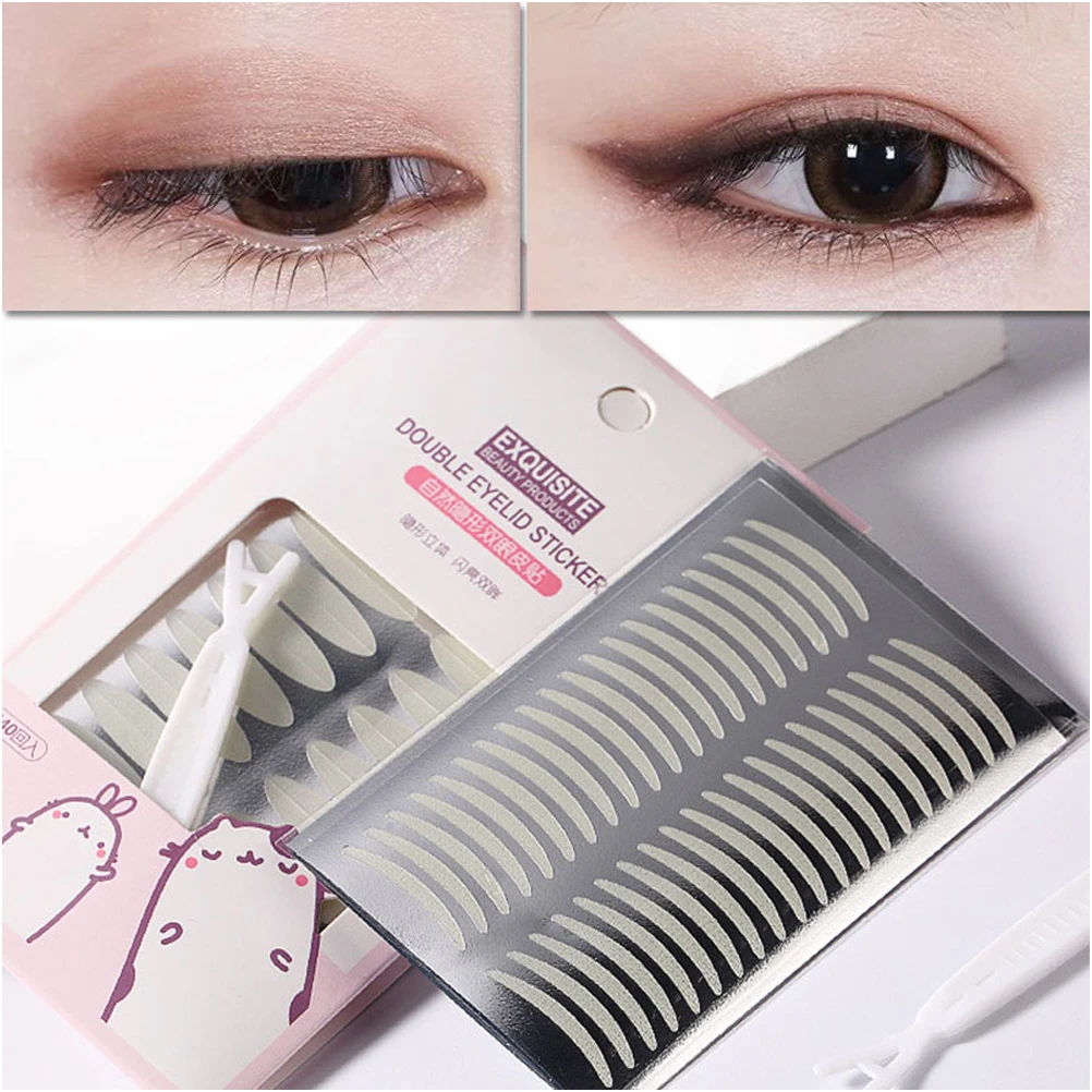 80Pairs Double Eyelid Tape Invisible Double Eyelid Stickers Transparent Self Adhesive Double Eye Tape Ladies Eye Makeup Tools
80Pairs Double Eyelid Tape Invisible Double Eyelid Stickers Transparent Self Adhesive Double Eye Tape Ladies Eye Makeup Tools