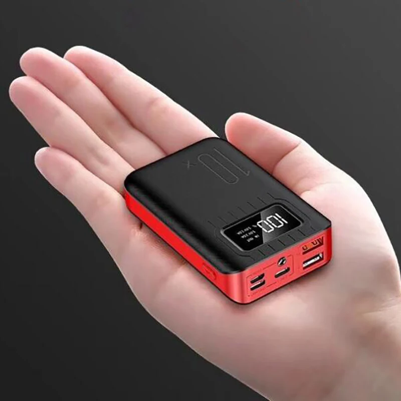 Портативное зарядное устройство 10000 мАч внешний аккумулятор с двойным USB портом