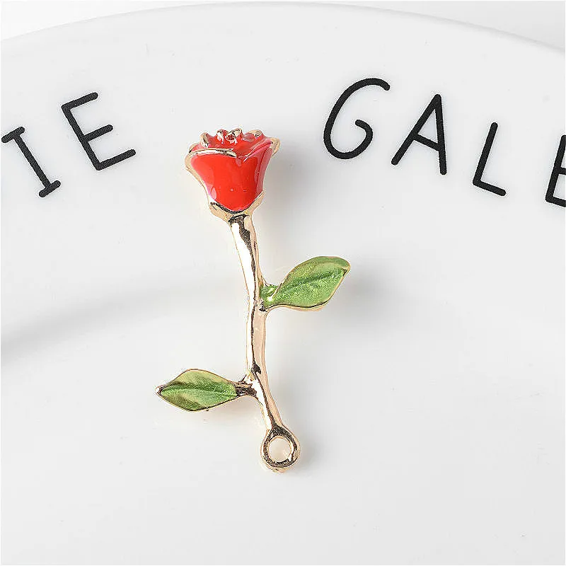 10Pcs 2.5*4cm Romantic Metal Rose Shape Pendant Charms For DIY Making Earrings Bracelet Trendy Jewelry Findings Supplies
10Pcs 2.5*4cm Romantic Metal Rose Shape Pendant Charms For DIY Making Earrings Bracelet Trendy Jewelry Findings Supplies
