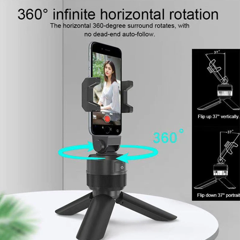 Portable Phone Tripod Stand 60 Degree Rotation Smart Face Tracking Object Selfie Stick Cell Phone Live Photography For Vlog Vide
Portable Phone Tripod Stand 60 Degree Rotation Smart Face Tracking Object Selfie Stick Cell Phone Live Photography For Vlog Vide